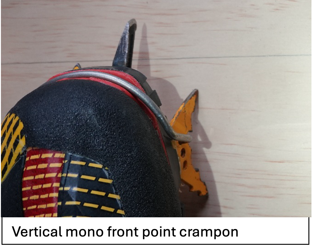 Vertical mono point