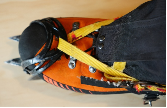 strap in gaiter