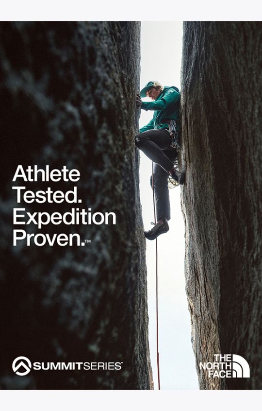 Climbing advert