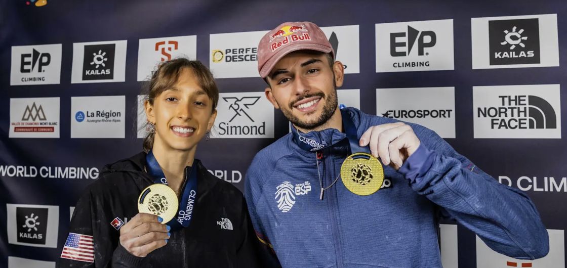 Competition winners with gold medals