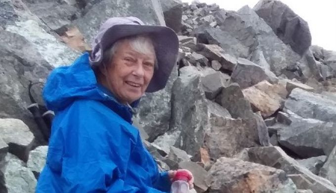 Female mountaineer