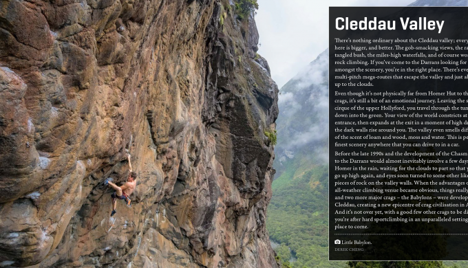 Spread from guidebook