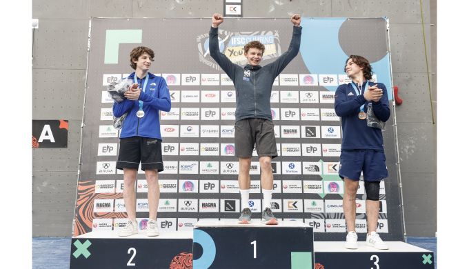 Medal podium