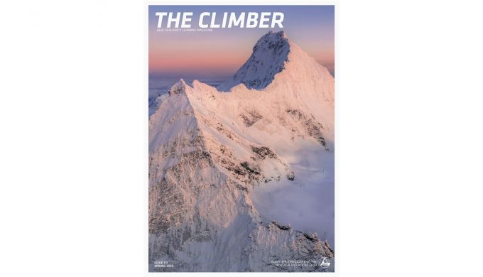 Cover of magazine issue showing Mt Aspiring