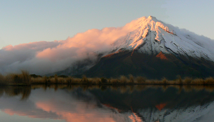 Sunrise on Taranaki