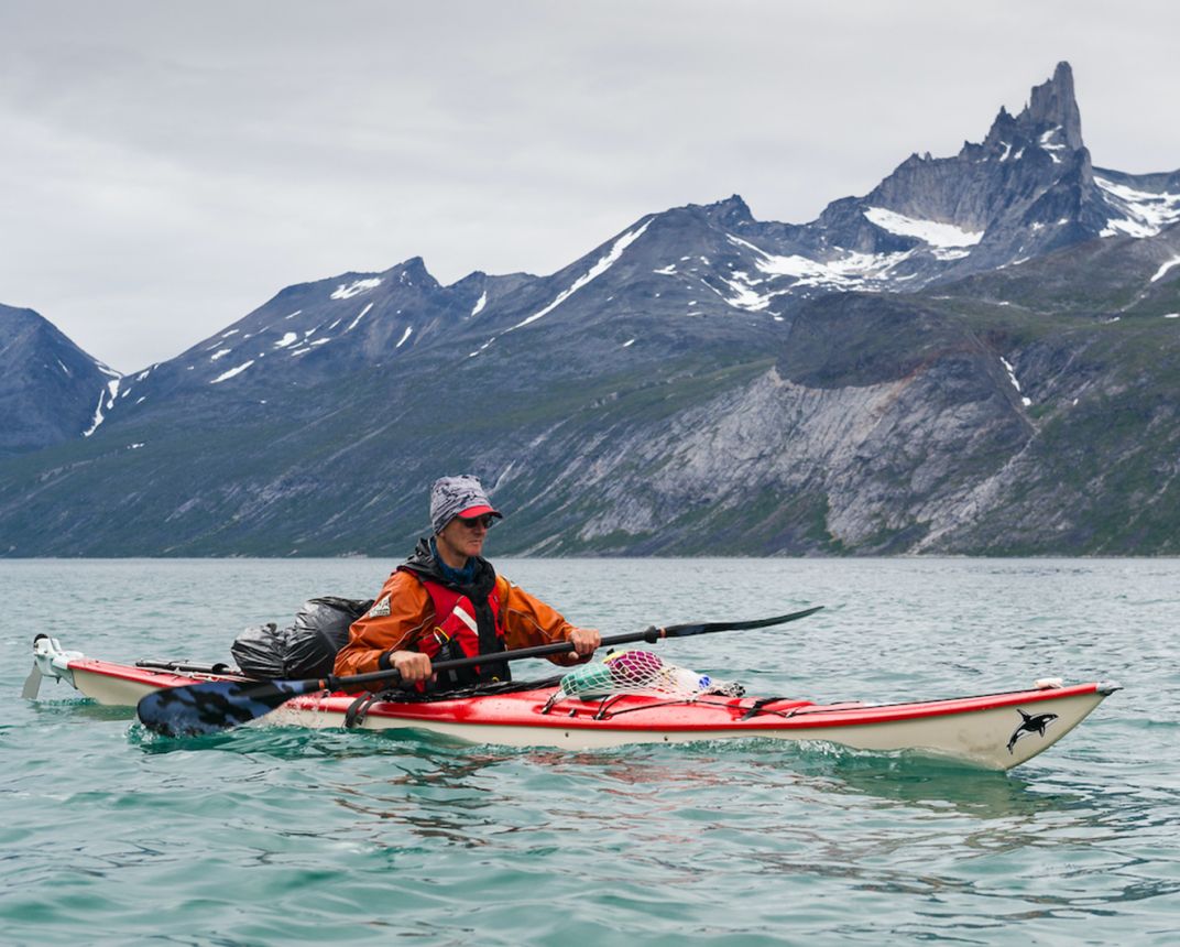 Man in kayak
