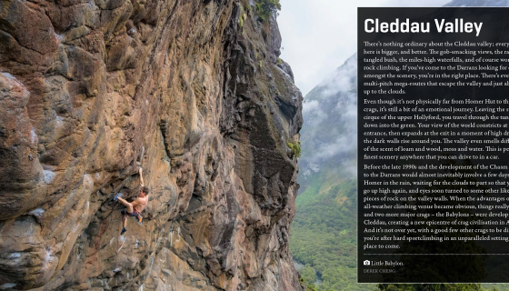 Spread from guidebook